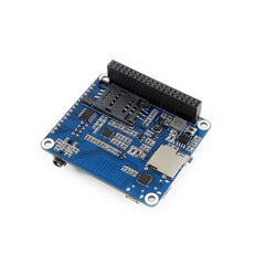 Waveshare 4G / 3G / 2G / GSM / GPRS / GNSS HAT for Raspberry Pi, LTE CAT4, for Southeast Asia, West Asia, Europe, Africa, 4G / 3G / 2G / GSM / GPRS / GNSS HAT