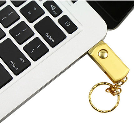 MicroDrive 64GB USB 2.0 Creative Personality Metal U Disk with Keychain, 64GB