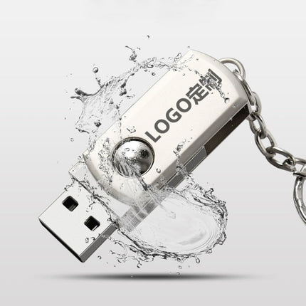 MicroDrive 16GB USB 2.0 Creative Personality Metal U Disk with Keychain, 16GB