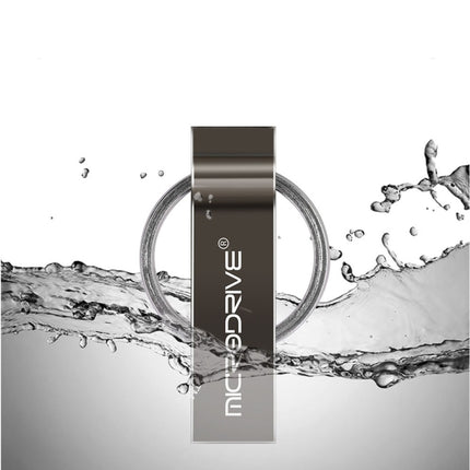 MicroDrive 4GB USB 2.0 Metal Keychain U Disk, 4GB