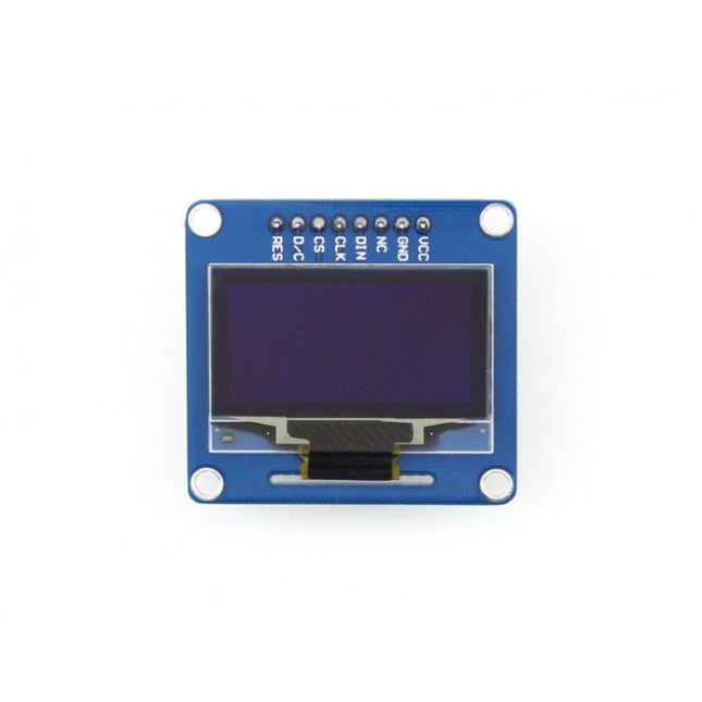 Waveshare 1.3 inch 128*64 OLED, SPI/I2C interfaces, Straight Vertical Pinheader