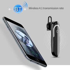 Moloke D5 Hanging Ear Type Business Bluetooth Waterproof Anti-sweat Noise Cancelling Earphone HiFi Sound Headset