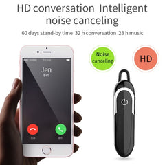 Moloke D5 Hanging Ear Type Business Bluetooth Waterproof Anti-sweat Noise Cancelling Earphone HiFi Sound Headset