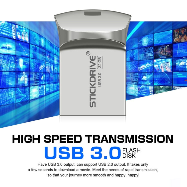 STICKDRIVE 32GB USB 3.0 High Speed Creative Metal U Disk, 32GB