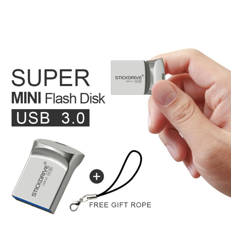 STICKDRIVE 128GB USB 3.0 High Speed Creative Metal U Disk, 128GB