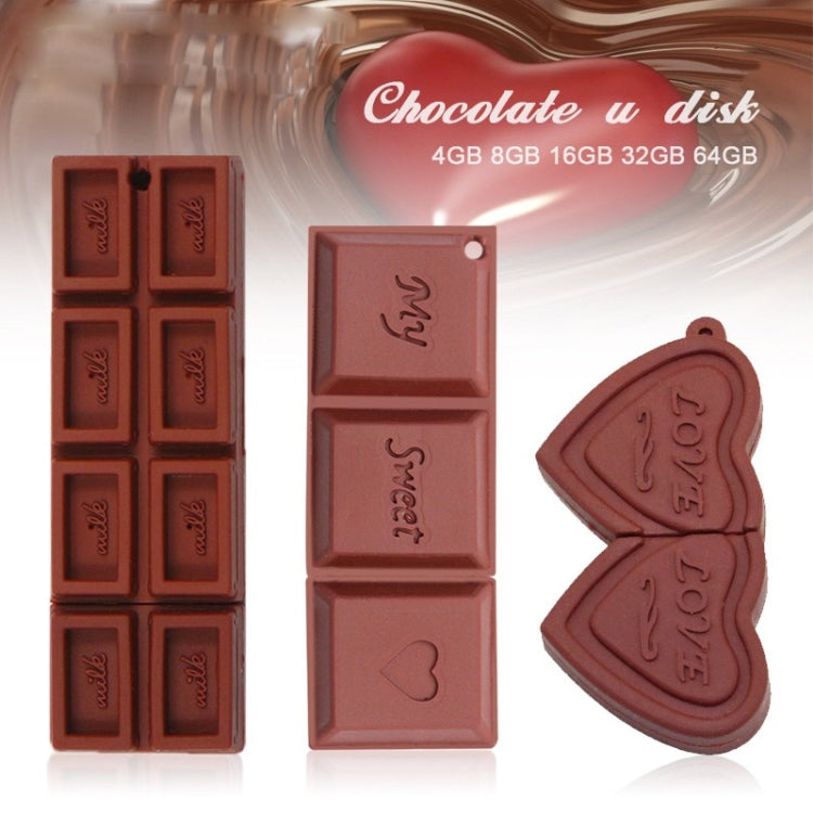 MicroDrive 4GB USB 2.0 Creative Chocolate U Disk, 4GB