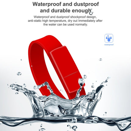 MicroDrive 32GB USB 2.0 Fashion Bracelet Wristband U Disk, 32GB