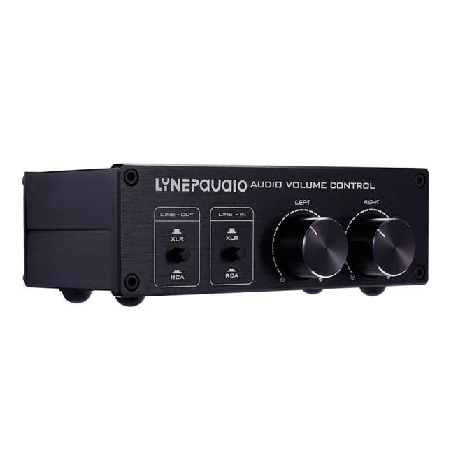 LINEPAUDIO A977 2 In 2 Out Switcher Full-balance Passive Preamp Active Speaker Double Sound Source Volume Controller, A977