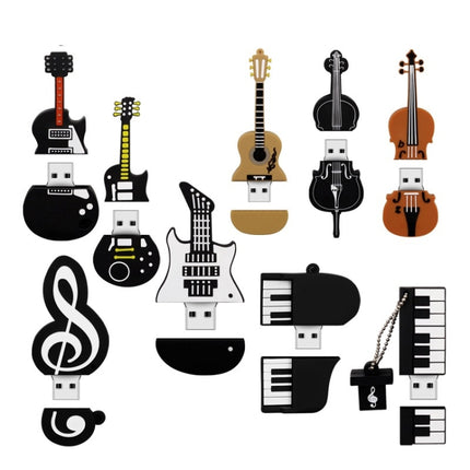 MicroDrive 64GB USB 2.0 Medium Violin U Disk, 64GB