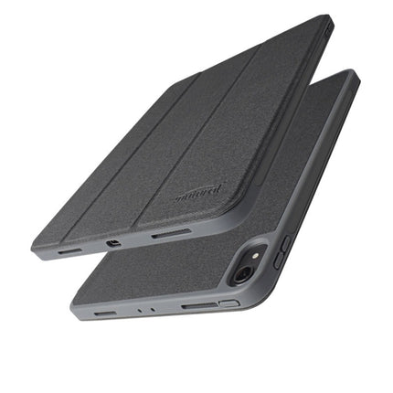 Mutural Exquisite Series Stofftextur PU+TPU Lederhülle für iPad Pro 12,9 Zoll (2018), mit 3-fachem Halter &amp; Stiftschlitz &amp; Schlaf- &amp; Weckfunktion, für iPad Pro 12,9 Zoll