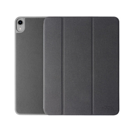 Mutural Exquisite Series Stofftextur PU+TPU Lederhülle für iPad Pro 12,9 Zoll (2018), mit 3-fachem Halter &amp; Stiftschlitz &amp; Schlaf- &amp; Weckfunktion, für iPad Pro 12,9 Zoll