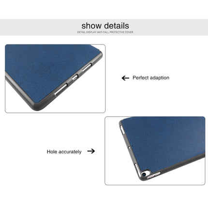 Funda de piel sintética y TPU con textura de tela de la serie Exquisite de Mutural para iPad Pro de 10,5 pulgadas, con soporte de 3 pliegues y ranura para lápiz y función de suspensión y activación, para iPad Pro de 10,5 pulgadas