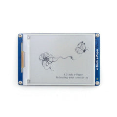 Waveshare 4.3 inch 800x600 Pixel Serial Interface Electronic Paper Display UART Module, 10628
