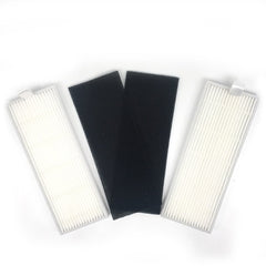 XI221 2 Pairs K614 Side Brushes + I205 Initial Effect Filter + 2 PCS I207 Filters Set for ILIFE A4 / A4S / A6