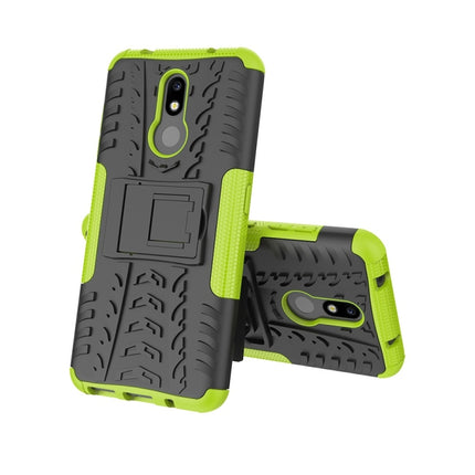Tire Texture TPU+PC Shockproof Case for Nokia 3.2, with Holder
