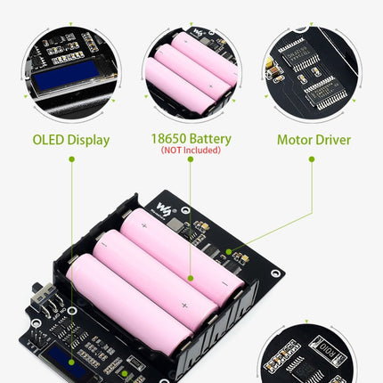Waveshare JetBot AI Kit, AI Robot Based on Jetson Nano, Based on Jetson Nano