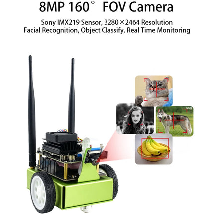 Waveshare JetBot AI Kit, AI Robot Based on Jetson Nano, Based on Jetson Nano