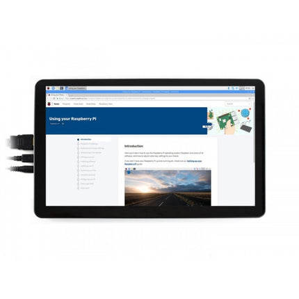 Waveshare 15.6 inch 1920x1080 IPS HDMI LCD (H) Capacitive Touch Screen with Case, 15.6 inch / 16418