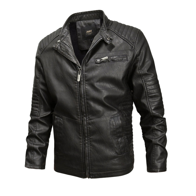 Fashionable Men Leather Jacket, M, L, XL, XXL, XXXL, 4XL
