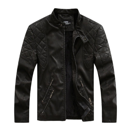 Autumn And Winter Fashion Tide Male Leather Jacket