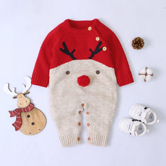 Boys And Girls Knitted Christmas Sweater