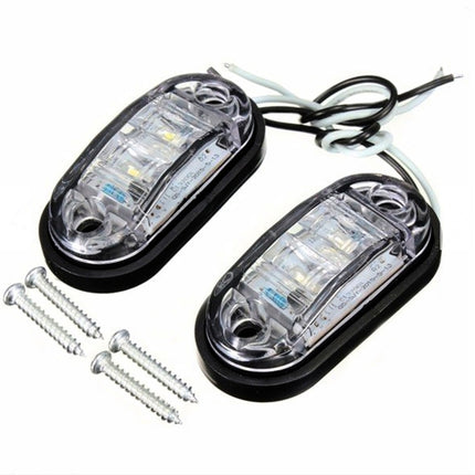 10-30V Oval Clearing Truck Trailer Side Marker Light