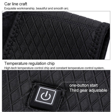 Plus Velvet Inside Men and Women Intelligent Charging Heating Vest Warm Clothes(Color:Black Size:XXXL), S, M, L, XL, XXL, XXXL