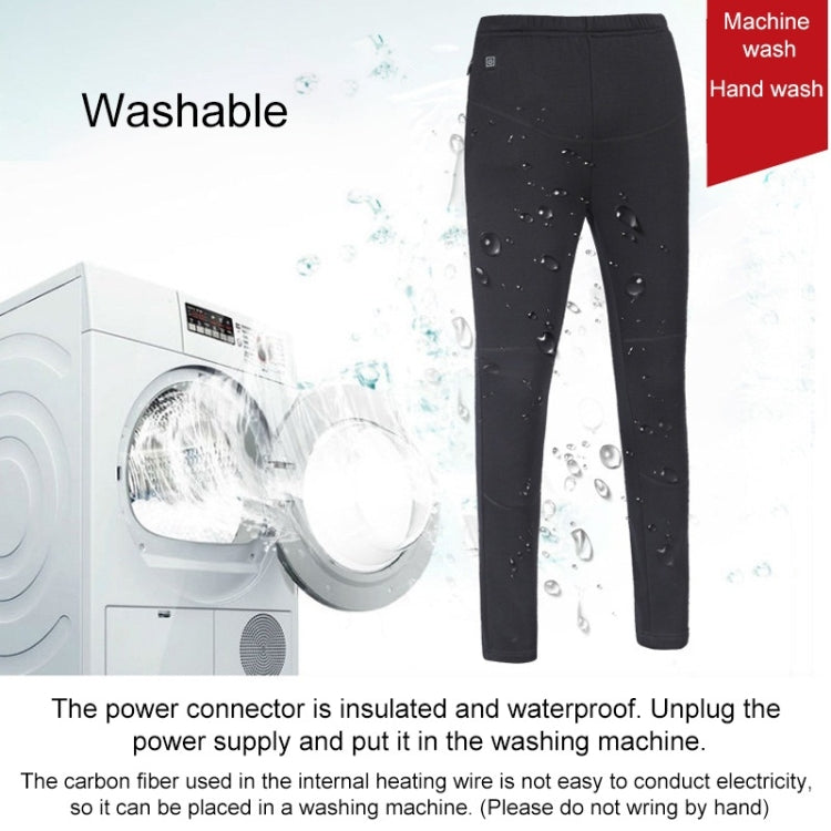 USB Secure Smart Thermostat Hair Hot Pants for Men (Color:Black Size:XXXXXL)