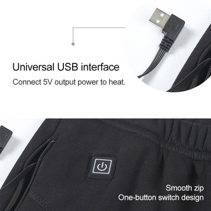 USB Secure Smart Thermostat Hair Hot Pants for Women (Color:Black Size:S), M, L, XL, XXL, XXXL, 4XL