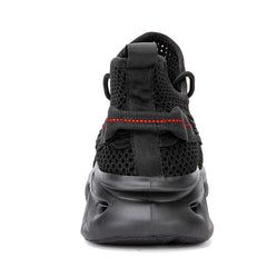 Jiefu Breathable Flying Fabric Anti Smashing And Anti Piercing Insulating Safety Shoes