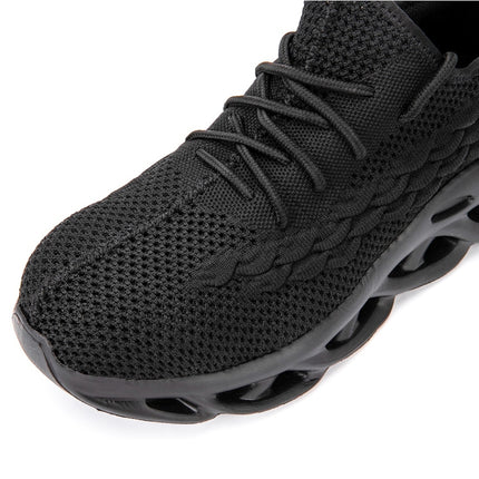 Jiefu Breathable Flying Fabric Anti Smashing And Anti Piercing Insulating Safety Shoes