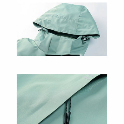 Mens Detachable Two Piece Warm, Waterproof And Breathable Couples Stormsuit (Color:Gentleman Grey Size:XXXXL), M, L, XL, XXL
