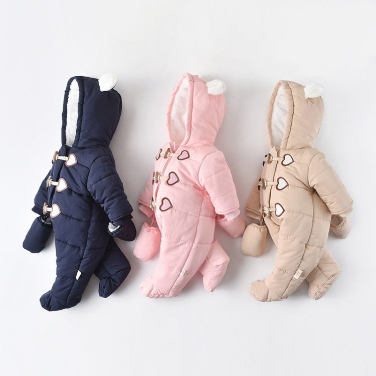 Quilted And Velvet Warm Baby Onesies