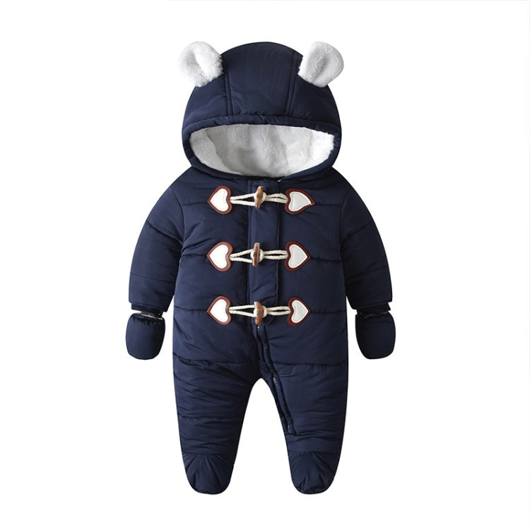 Quilted And Velvet Warm Baby Onesies