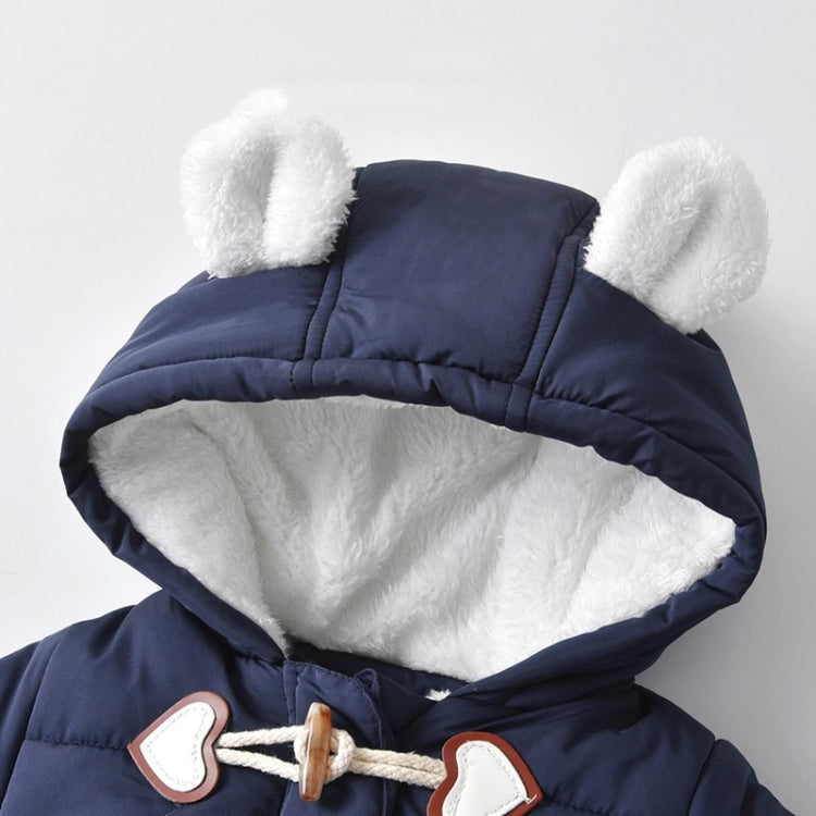 Quilted And Velvet Warm Baby Onesies