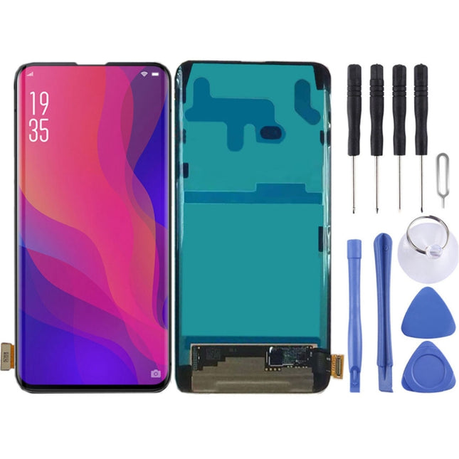 Original LCD Screen And Digitizer Full Assembly For OPPO Find X, For OPPO Find X