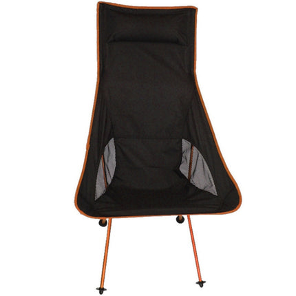 Outdoor Portable Folding Camping Chair Light Fishing Beach Chair Aviation Aluminum Alloy Backrest Recliner, Camping Chair(blue), Camping Chair(green), Camping Chair(orange), Camping Chair(red)