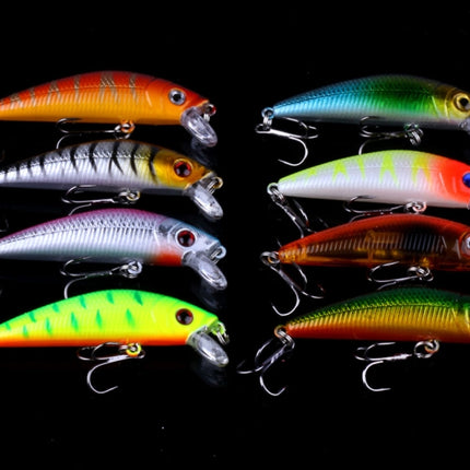 HENGJIA Set056 56 PCS Sequin Set Metal Sequins False Bait Fresh Sea Bass Fishing Bait Set, Length: 3 to 10cm, Bagged