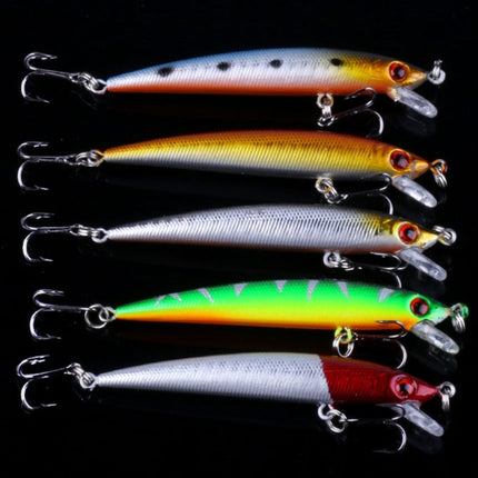 HENGJIA Set056 56 PCS Sequin Set Metal Sequins False Bait Fresh Sea Bass Fishing Bait Set, Length: 3 to 10cm, Bagged