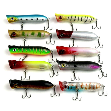HENGJIA PO032 8cm/12g Simulation Hard Baits Fishing Lures with Hooks Tackle Baits Fit Saltwater and Freshwater, PO032 1#, PO032 2#, PO032 3#, PO032 4#, PO032 5#, PO032 6#, PO032 7#, PO032 8#, PO032 9#, PO032 10#