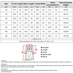 Five-pointed Star Pattern Short Front and Long Back Lace Princess Dress Pettiskirt Performance Formal Dress for Girls