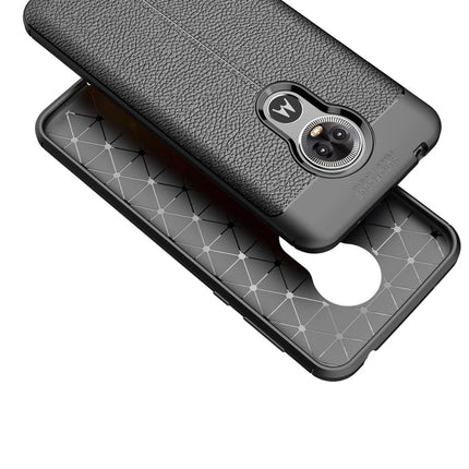 Litchi Texture TPU Shockproof Case for MOTO E6
