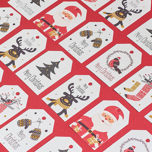 Christmas Decoration Hanging Card Color Listing