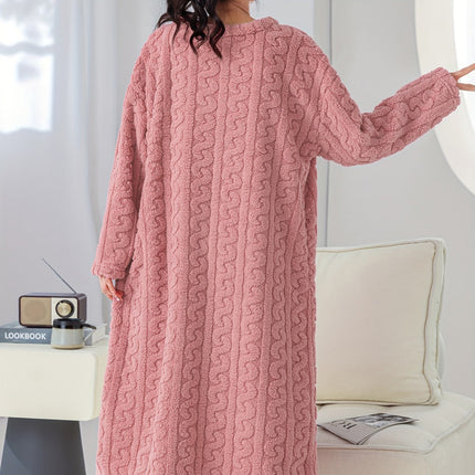 Coral Fleece Overknee Thickened Plus Size Homewear Pajamas