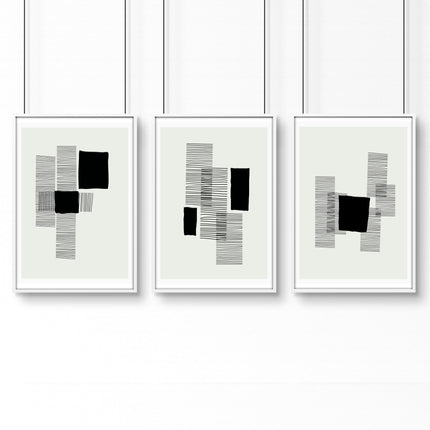 Abstract Art Painting | Set of 3 Abstract Wall art Prints