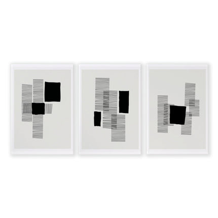 Abstract Artwork Prints | Set of 3 Abstract Wall art Prints