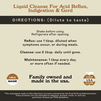 Acid Reflux Complete 8oz – Organic Liquid Heartburn Relief | Complete Natural Products