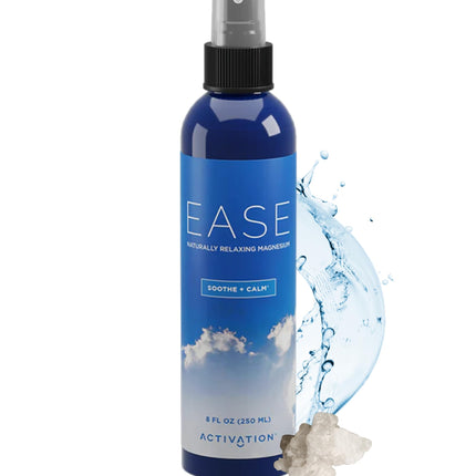 Activation Ease Magnesium Spray | 250 ml | Dead Sea Magnesium Chloride | Fast-Absorbing Topical Spray for Natural Balance and Relaxation