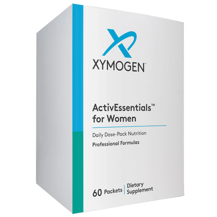 XYMOGEN ActivEssentials for Women - Daily Dose Pack (60 Packets): Multivitamin, Omega-3, Calcium, Antioxidant Support