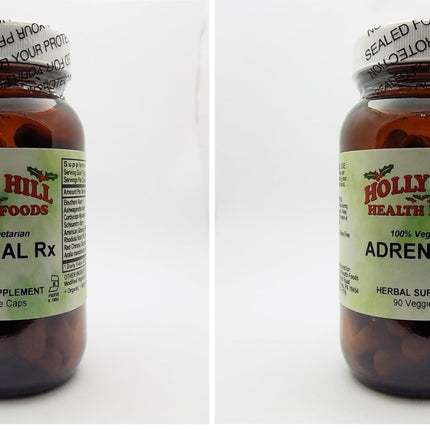 Holly Hill Health Foods – 100% Vegetarian Adrenal Rx (2-Pack) – 90 Vegetarian Capsules